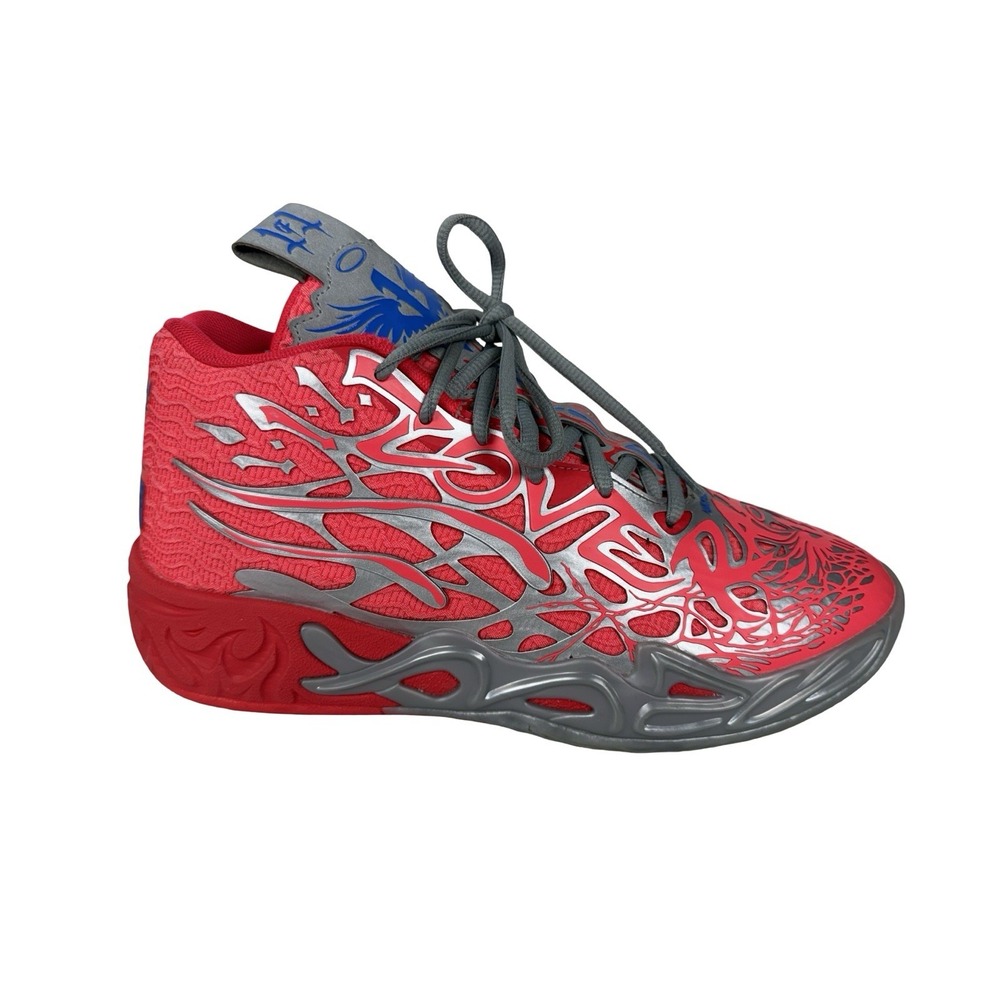 LaMelo Ball PUMA Shoes Size 8 MB.04 Child Puma Red Pink Matte Sneakers